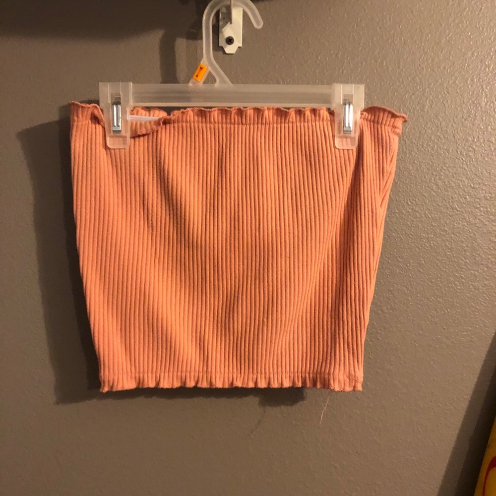 Orange pink top